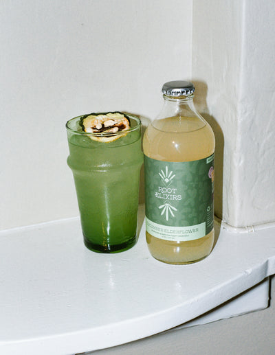 Fresh, Fun, and Alcohol-Free: Making a Mocktail with Root Elixirs Cucumber Elderflower