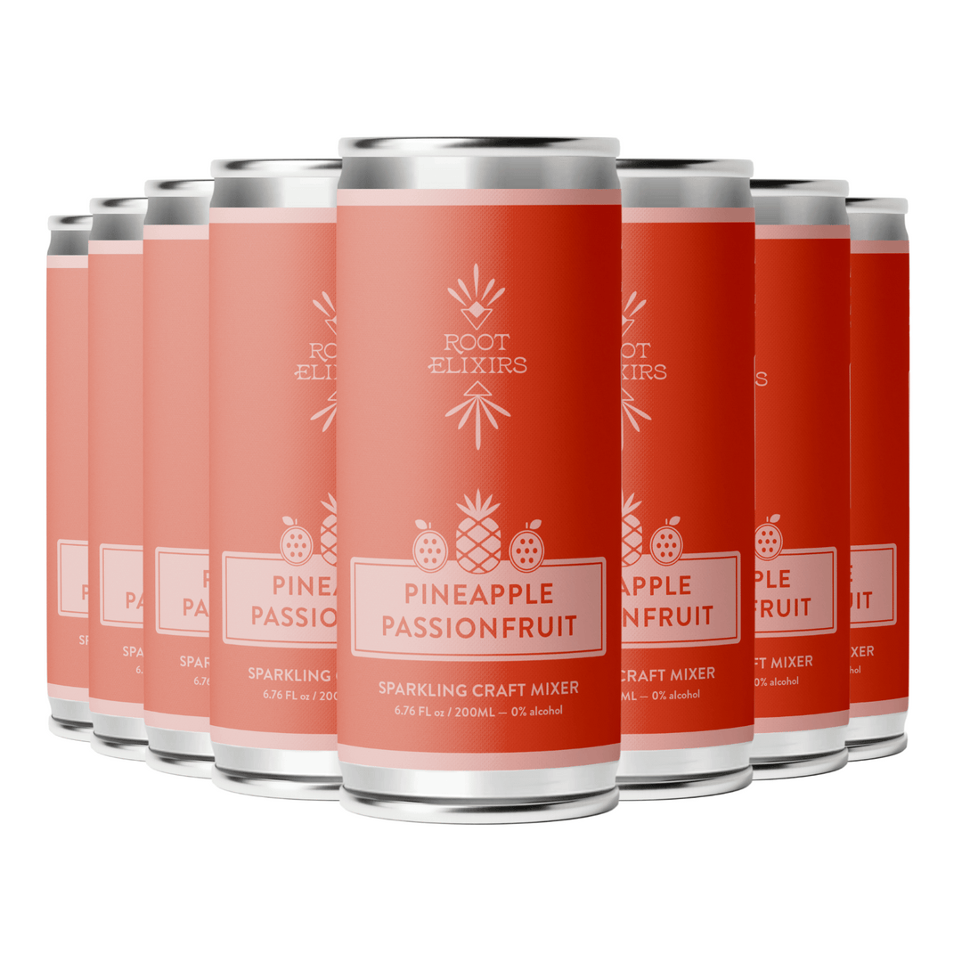 Root Elixirs Pineapple Passionfruit - 8 Cans 200ml