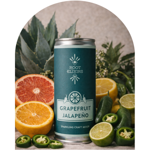 Root Elixirs Grapefruit Jalapeno Mixer