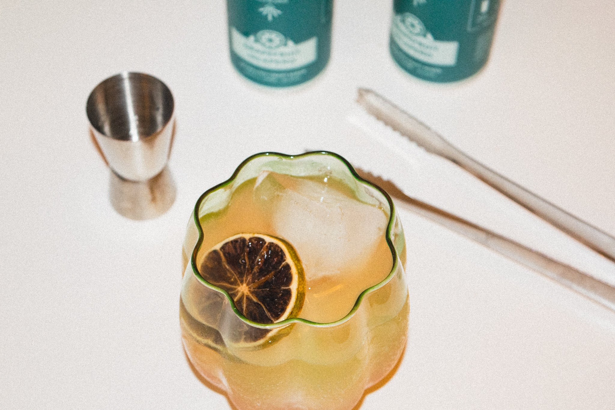 A finished Root Elixirs drink with or without alcohol